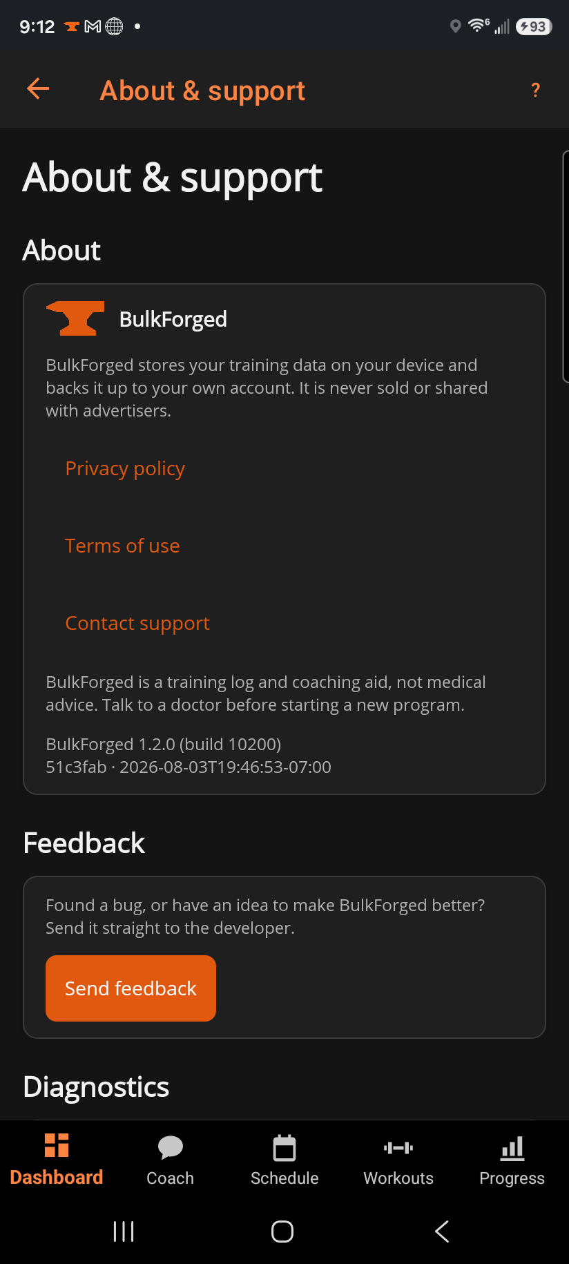 About & support