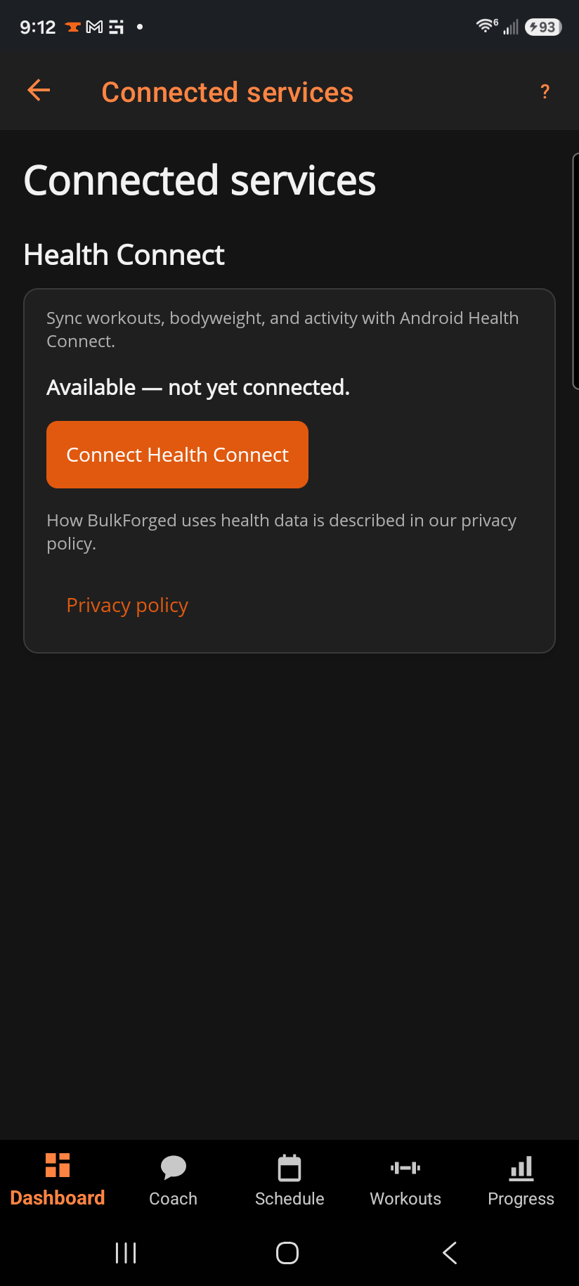 Connected services